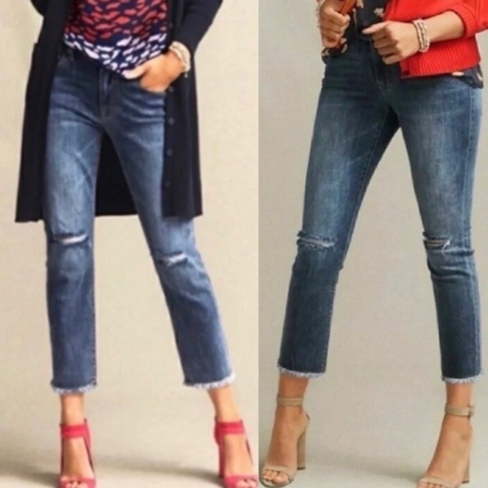 Cabi Women's‎ Cropped High Straight Jeans Size 4